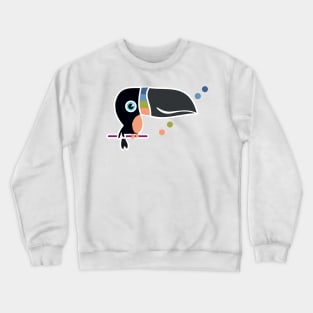 Rainbow Toucan Crewneck Sweatshirt